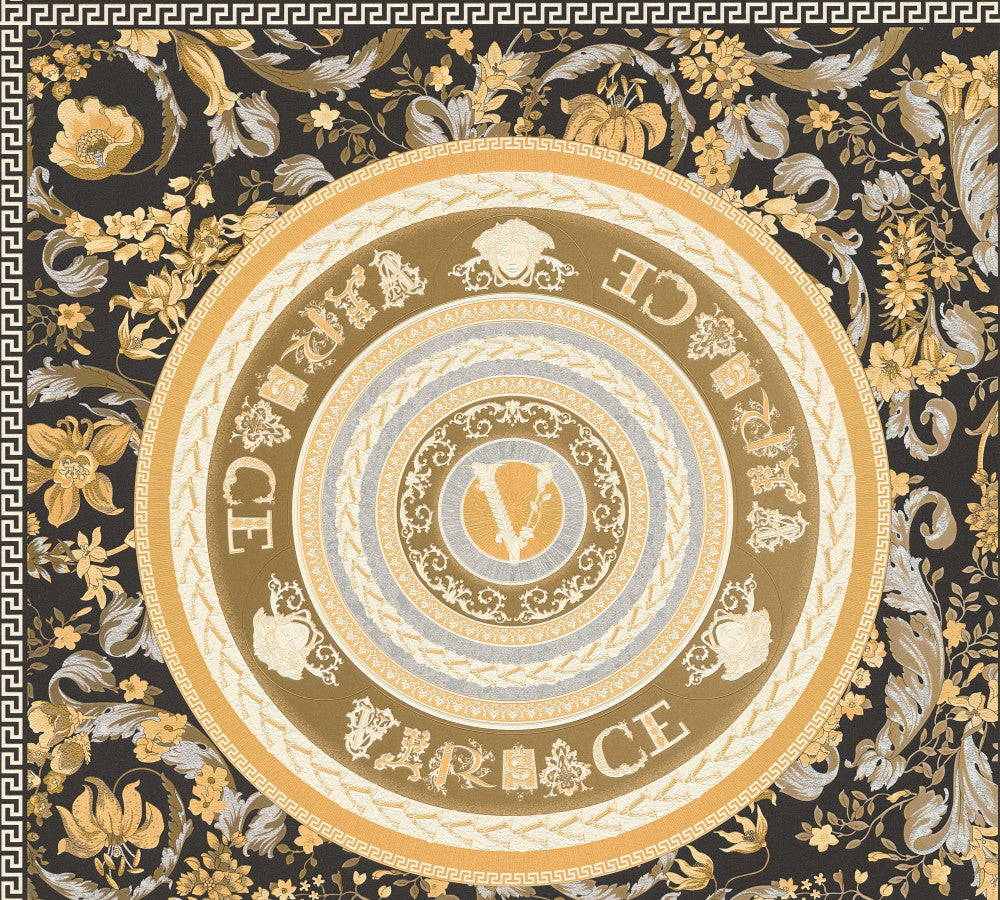 Ember Candlelight by Seabrook Wallpaper Versace Volume 5 Germany 75.3 27.5" 27.5" - Fabric Carolina -