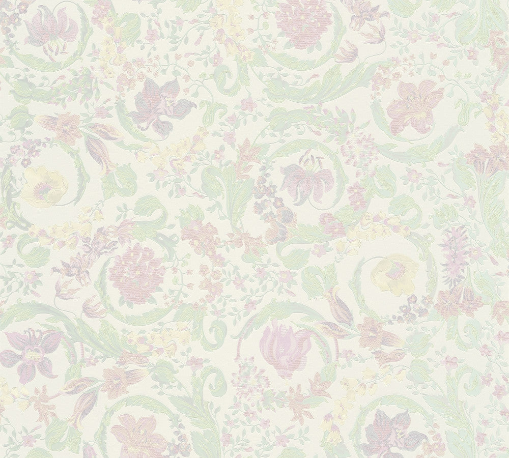 Empress Dusty Rose by Seabrook Wallpaper Versace Volume 5 Germany 75.3 27.5" 27.5" - Fabric Carolina -