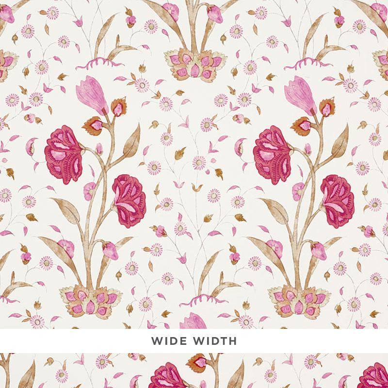 Khilana Floral Spice 5009951 by Schumacher Wallpaper Palampore 13.5" - Fabric Carolina -