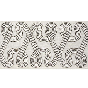 Freeform Embroidered Tape Dove 76730 by Schumacher Trim