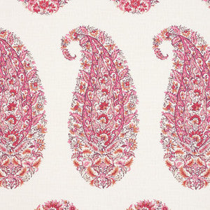 Shirala Paisley Magenta 173785 by Schumacher Fabric
