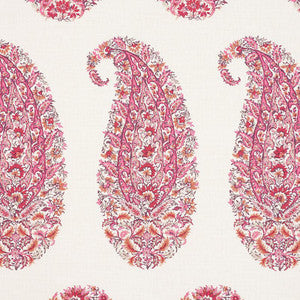 Shirala Paisley Magenta 173785 by Schumacher Fabric
