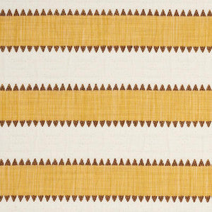 Isolde Stripe Matelass Yellow 76752 by Schumacher Fabric