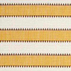 Isolde Stripe Matelass Yellow 76752 by Schumacher Fabric