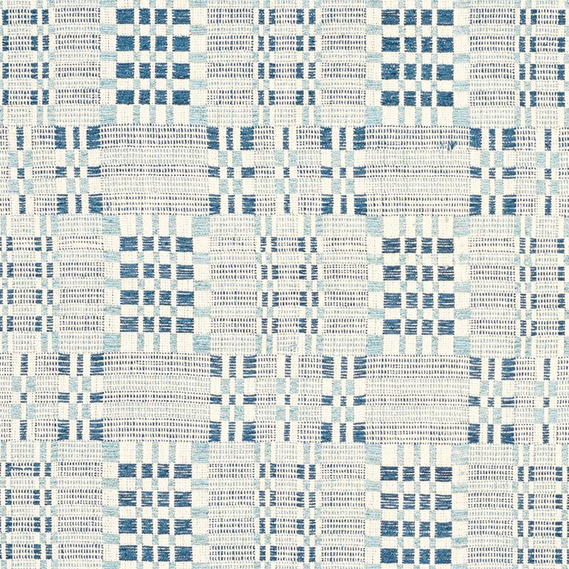 Brimfield Indigo 76940 by Schumacher Fabric Folk Art 6.75" - Fabric Carolina -