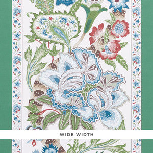Anjou Stripe Emerald 5010170 by Schumacher Wallpaper