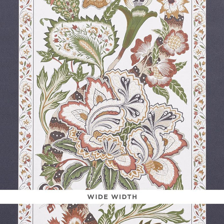 Anjou Stripe Saffron 5010172 by Schumacher Designer Wallpaper Timothy Corrigan 18.0" - Swanky Fabrics -