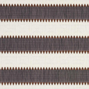 Isolde Stripe Matelass Cinder 76751 by Schumacher Fabric