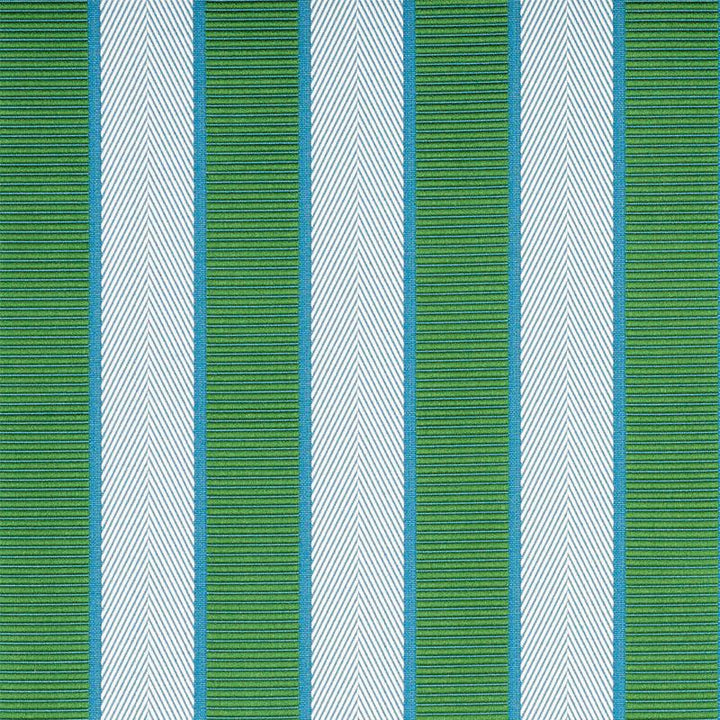 Ribbon Stripe Emerald 77100 by Schumacher Fabric Timothy Corrigan 1.12" - Fabric Carolina -