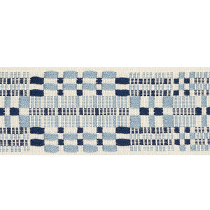 Brimfield Tape Blues 76950 by Schumacher Trim