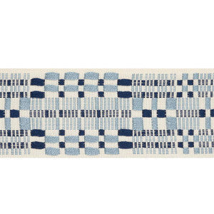 Brimfield Tape Blues 76950 by Schumacher Trim