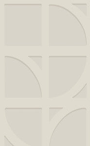 Shapes Champagne Curved Trellis Wallpaper by Eijffinger