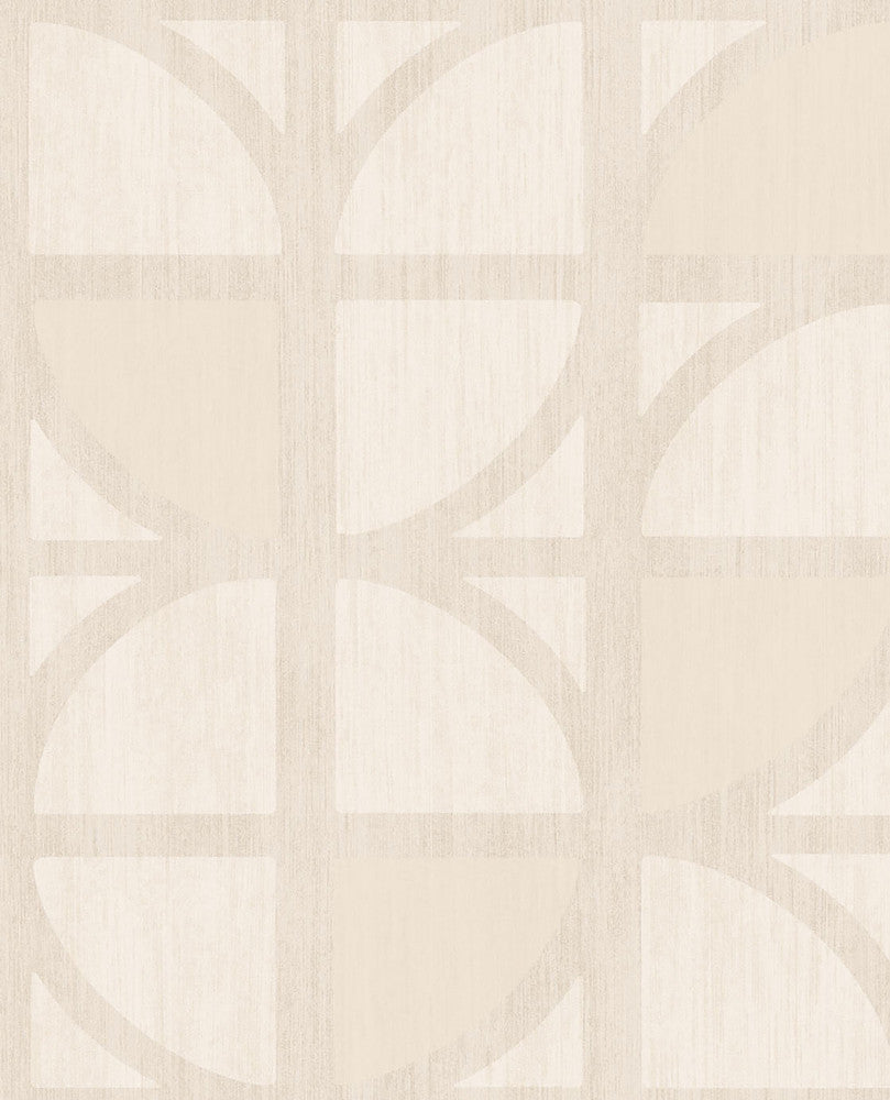 Tulip Cream Geometric Trellis Wallpaper by Eijffinger Bold Covers about 56.4 square feet 20.5-in by 33-ft long roll Unpasted 25.2 - Fabric Carolina -