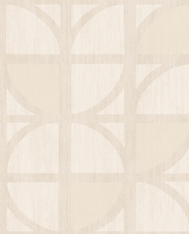 Tulip Cream Geometric Trellis Wallpaper by Eijffinger Bold Covers about 56.4 square feet 20.5-in by 33-ft long roll Unpasted 25.2 - Fabric Carolina -