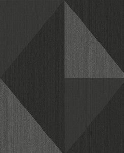 Diamond Silver Tri-Tone Geometric Wallpaper by Eijffinger