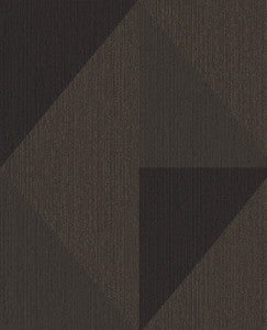 Diamond Bronze Tri-Tone Geometric Wallpaper by Eijffinger