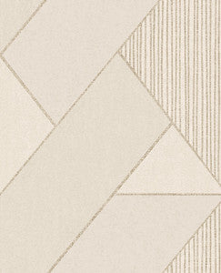 Art Cream Glam Geometric Wallpaper by Eijffinger
