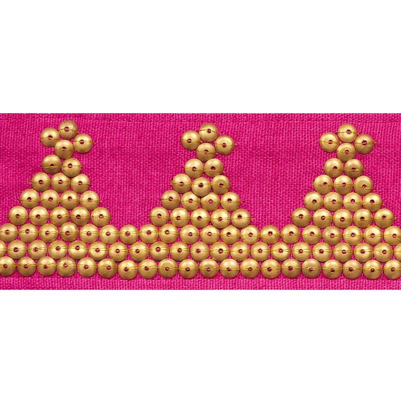 Tim Tim Tape Magenta 77251 by Schumacher Trim Johnson Hartig - Fabric Carolina -