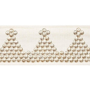 Tim Tim Tape Ivory 77252 by Schumacher Trim