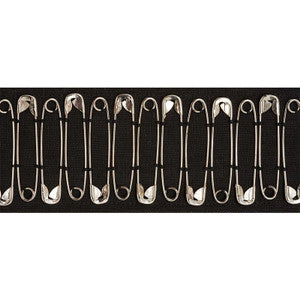 Punk Rock Mix Tape Black 77270 by Schumacher Trim