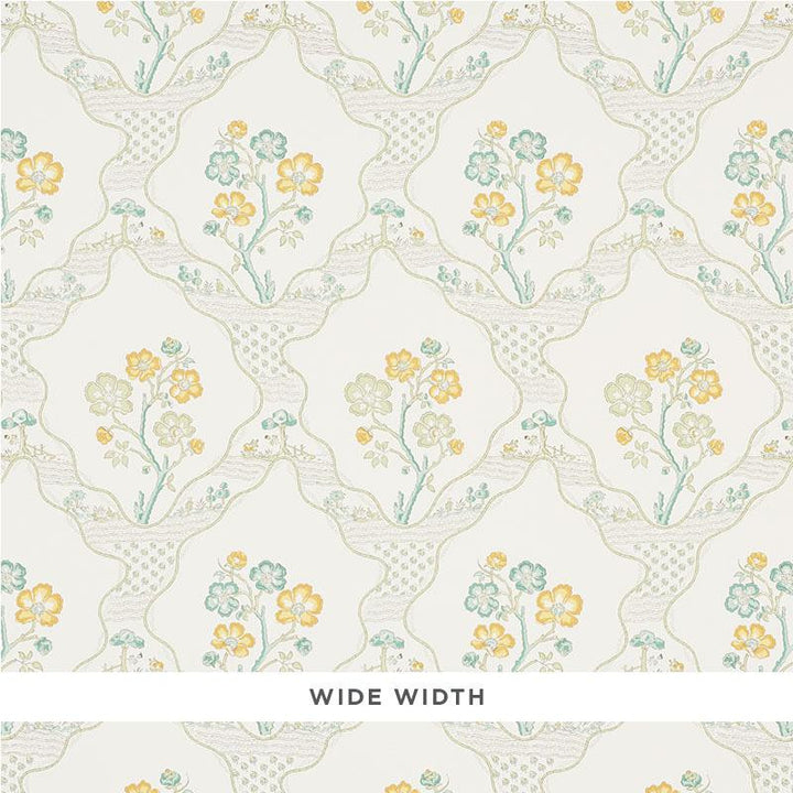 Marella Leaf 5008802 by Schumacher Wallpaper Country Chic 11.0" - Fabric Carolina -