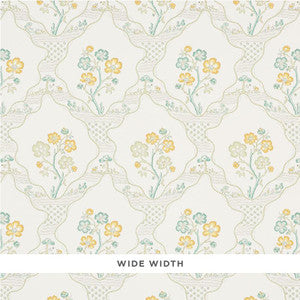 Marella Leaf 5008802 by Schumacher Wallpaper