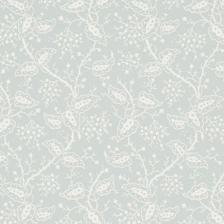 Darby Sky 5010180 by Schumacher Wallpaper Wallflowers 6.75" - Fabric Carolina -