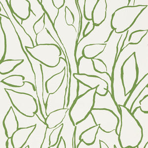 Solandra Vine Leaf 5010070 by Schumacher Wallpaper
