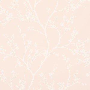 Twiggy Vinyl Blush 5010151 by Schumacher Wallpaper