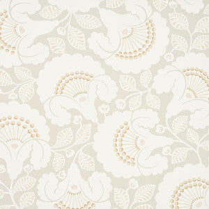 Jackie Neutral 5010372 by Schumacher Wallpaper
