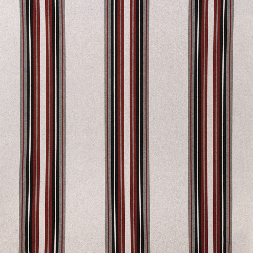 4798 Burgundy / Black / White by Sunbrella Fabric Sunbrella Awning Stripes 100% Sunbrella® Acrylic USA or Imported 10-Year Horizontal: and Vertical: 46 in. - Fabric Carolina -