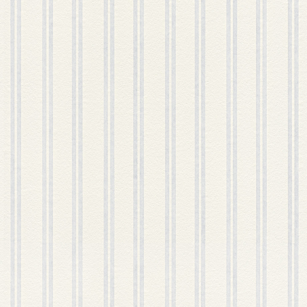 Elliott White Paintble Stripe Wallpaper by Brewster PaintWorks Covers about 57.5 square feet 20.9-in by 33-ft long roll Unpasted 0 - Fabric Carolina -