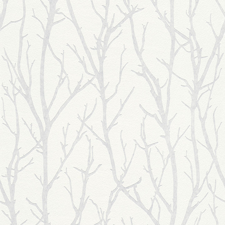 Redford White Birch Paintable Wallpaper by Brewster PaintWorks Covers about 57.5 square feet 20.9-in by 33-ft long roll Unpasted 9.92 - Fabric Carolina -