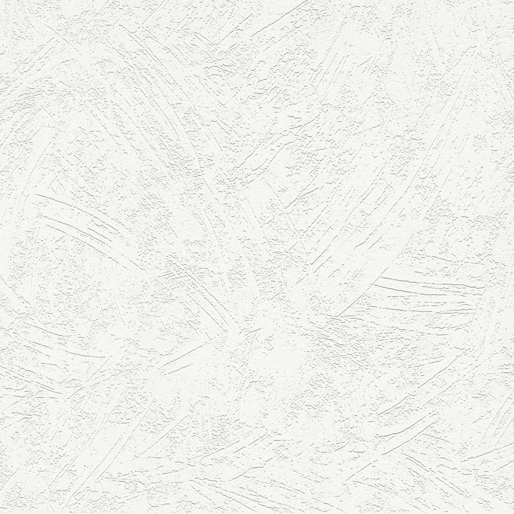 Netson White Plaster Paintable Wallpaper by Brewster PaintWorks Covers about 57.5 square feet 20.9-in by 33-ft long roll Prepasted 25.2 - Fabric Carolina -