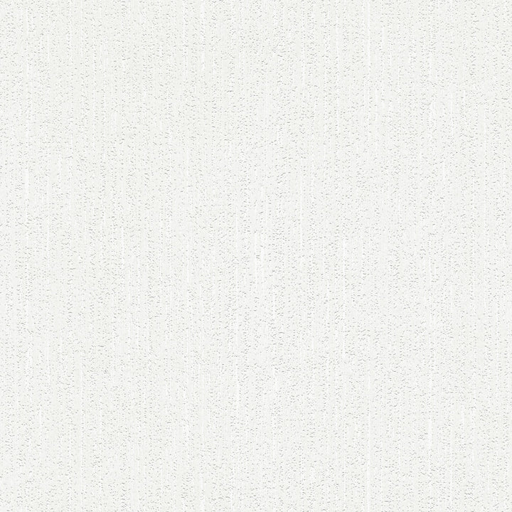 Strati White Stria Paintable Wallpaper by Brewster PaintWorks Covers about 57.5 square feet 20.9-in by 33-ft long roll Prepasted 12.5 - Fabric Carolina -