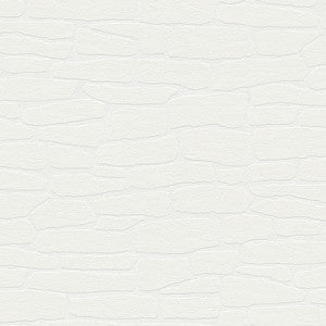Pieter White Stone Paintable Wallpaper by Brewster