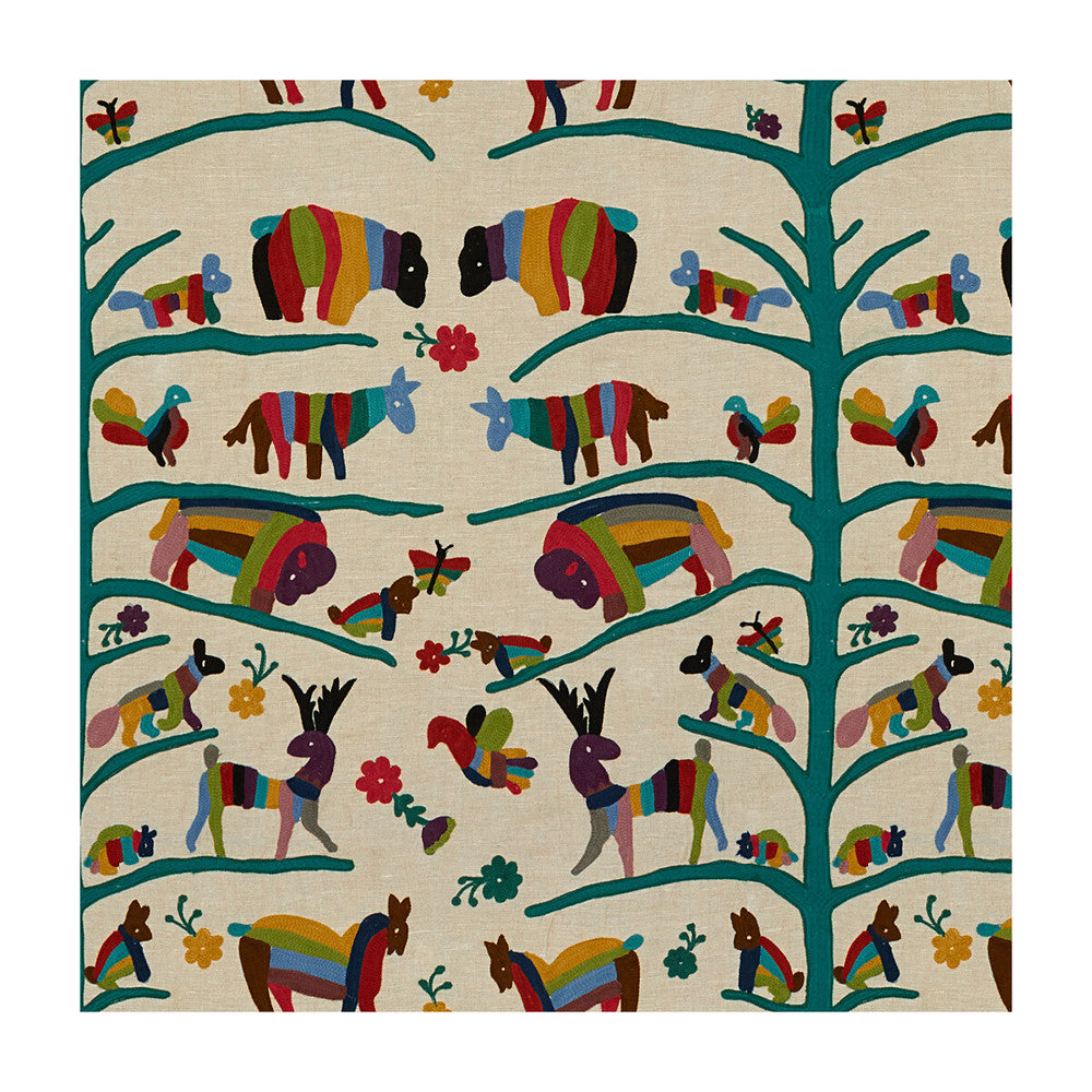 Prairie Coteau Pinata by Kravet Design Fabric MUSEUM OF NEW MEXICO LINEN - 55%;POLYESTER - 45% India Horizontal: 24.5 and Vertical: 29 49 - Fabric Carolina -