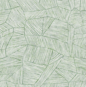 Aldabra Green TextuGeometric Wallpaper by A-Street Prints