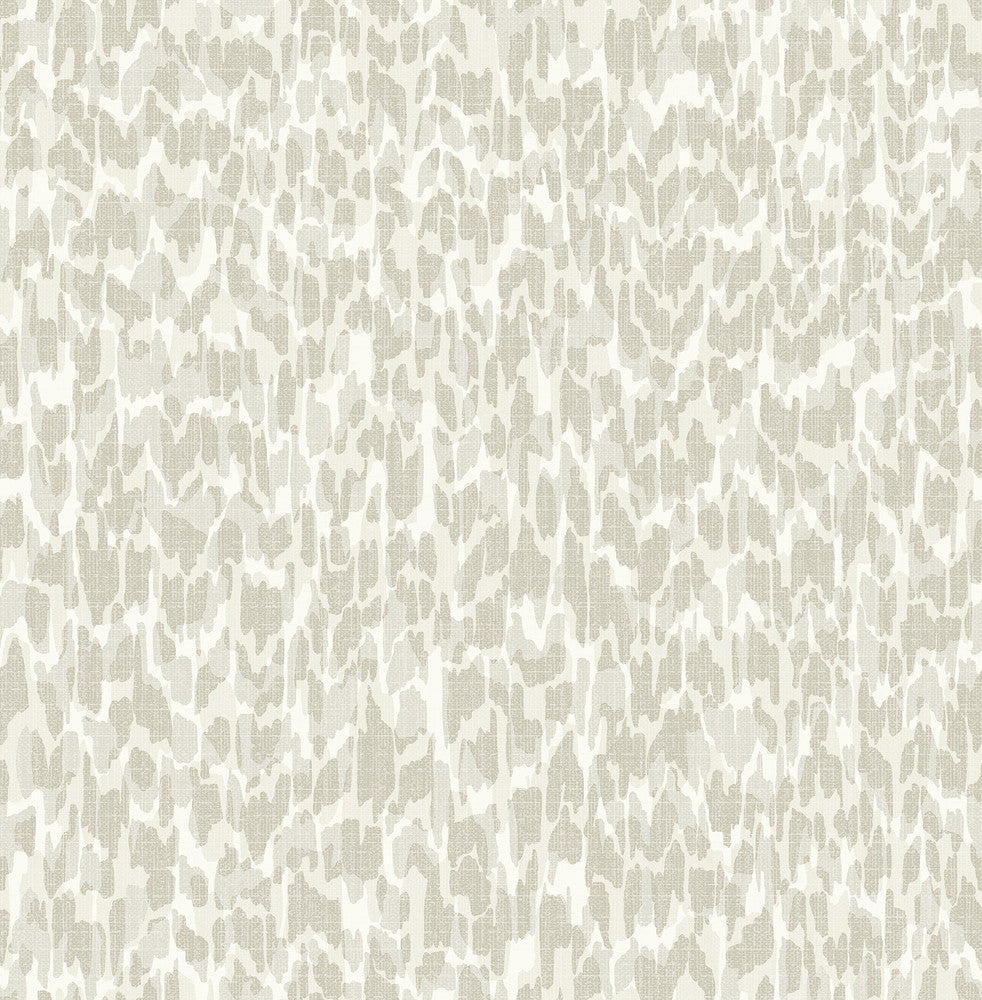 Flavia Light Grey Animal Print Wallpaper by A-Street Prints Seychelles Covers about 56.4 square feet 20.5-in by 33-ft long roll Unpasted 20.9 - Fabric Carolina -