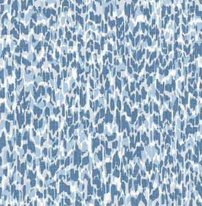 Flavia Blue Animal Print Wallpaper by A-Street Prints