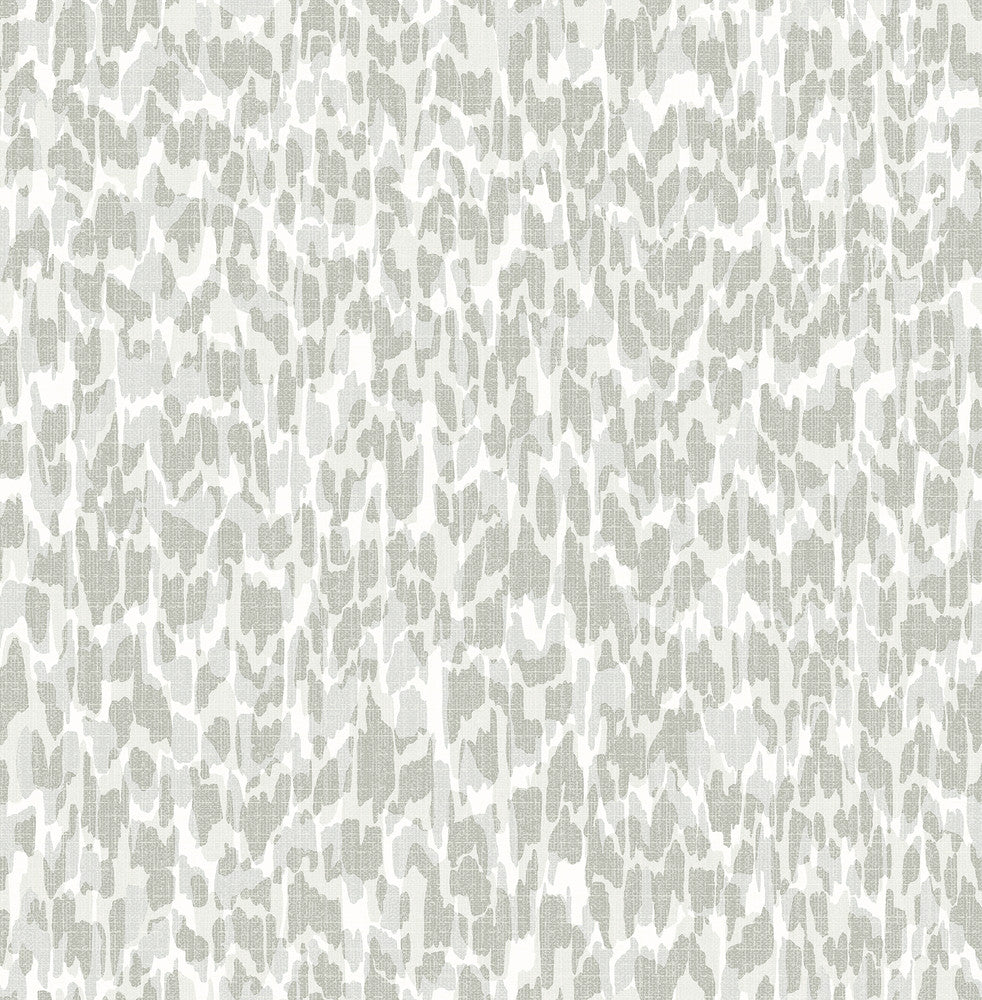 Flavia Grey Animal Print Wallpaper by A-Street Prints Seychelles Covers about 56.4 square feet 20.5-in by 33-ft long roll Unpasted 20.9 - Fabric Carolina -