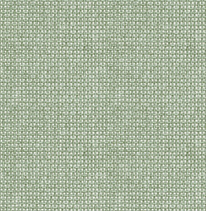 Zia Green Basketweave Wallpaper by A-Street Prints