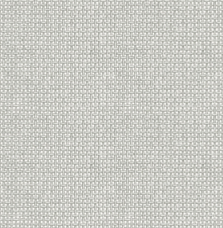 Zia Grey Basketweave Wallpaper by A-Street Prints Seychelles Covers about 56.4 square feet 20.5-in by 33-ft long roll Unpasted 10.4 - Fabric Carolina -