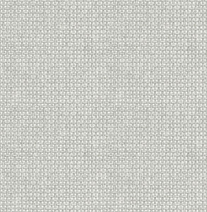 Zia Grey Basketweave Wallpaper by A-Street Prints
