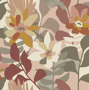 Koko Rose Floral Wallpaper by A-Street Prints