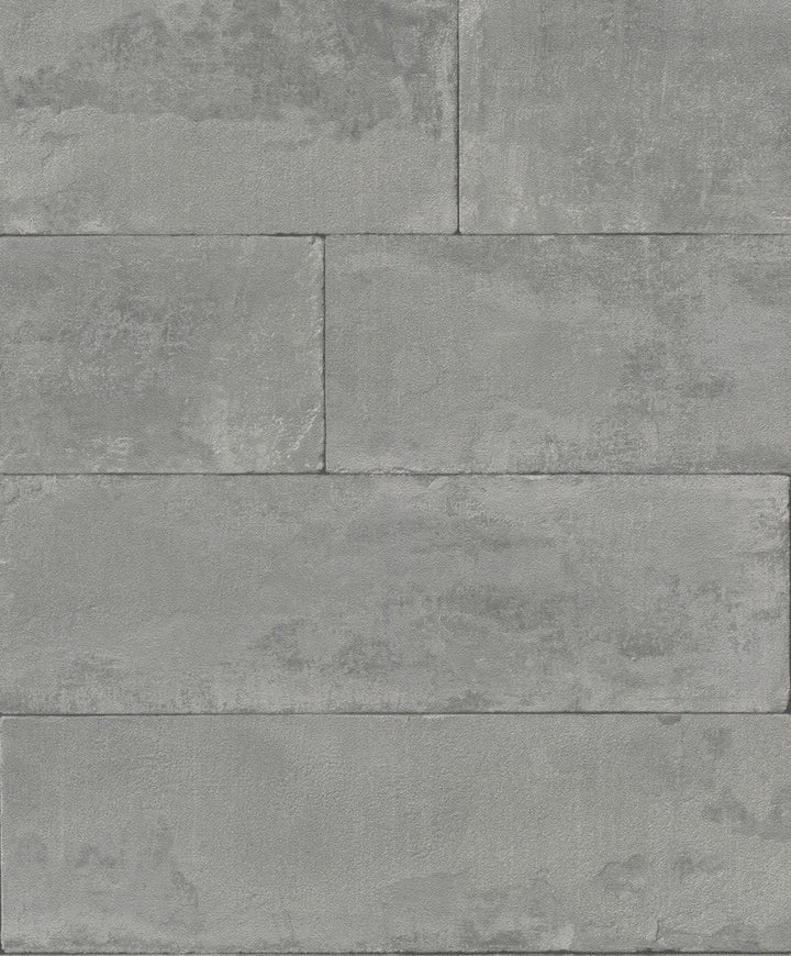 Lanier Grey Stone Plank Wallpaper by Advantage Beyond Textures Covers about 57.8 square feet 21-in by 33-ft long roll Unpasted 6.3 - Fabric Carolina -