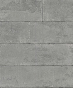 Lanier Grey Stone Plank Wallpaper by Advantage