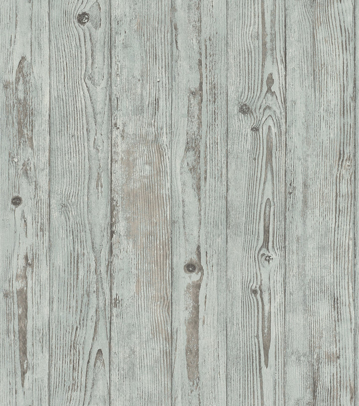 Albright Light Blue Weathered Oak Panels Wallpaper by Advantage Beyond Textures Covers about 57.8 square feet 21-in by 33-ft long roll Unpasted 0 - Fabric Carolina -