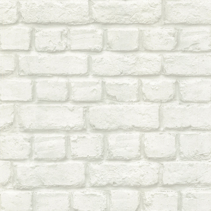 Chicago Dove Brick Wallpaper by Advantage Beyond Textures Covers about 56.4 square feet 20.5-in by 33-ft long roll Unpasted 20.9 - Fabric Carolina -