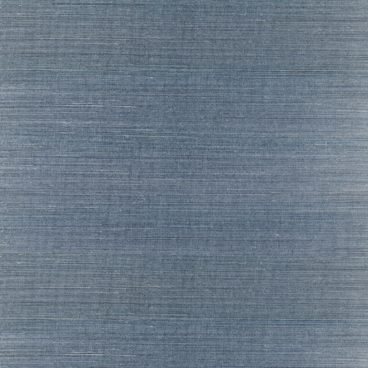 Lamphu Blue Sisal Grasscloth Wallpaper by Advantage Grasscloth Portfolio Covers about 72 square feet 36-in by 24-ft long roll Unpasted 0 - Fabric Carolina -